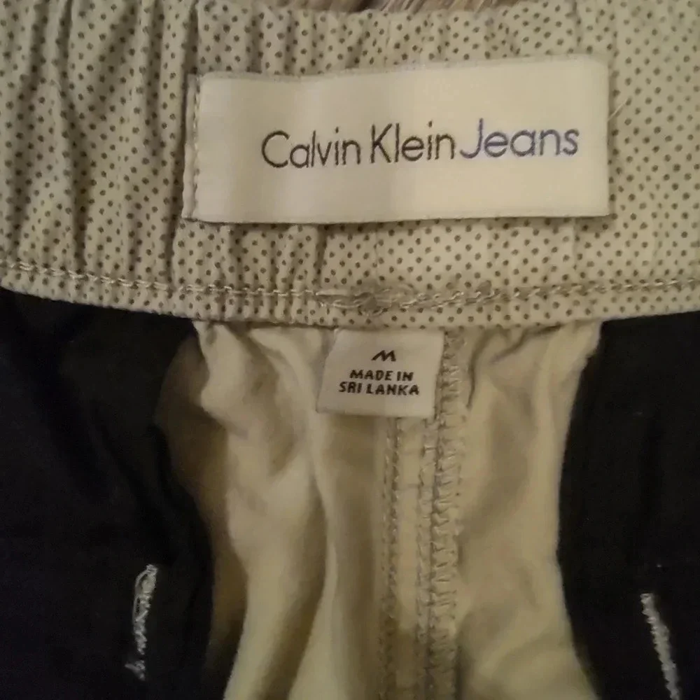 Calvin Klein men's M tan shorts casual summer activewear hiking - Picture 3 of 6